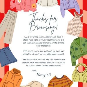 ~ Remy’s Poshmark Closet ~
